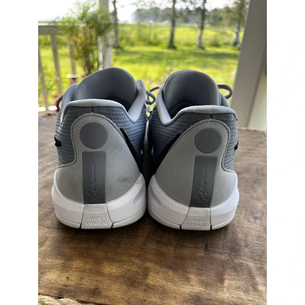 Nike Precision 7 Basketball Shoes Gray Black Mens Size 12.5 FQ3837-001